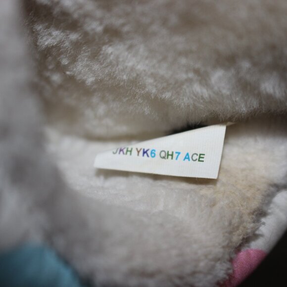 UGG Maxi Pride Slip On Platform Slide Slipper US 7 Pink White Blue Tan Worn 1x - Picture 10 of 11